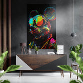 Mickey Mouse Brushed Aluminum Dibond Wall Art.